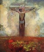 Odilon Redon Crucifixion oil on canvas
